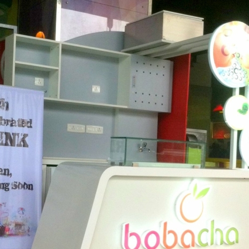 Bobacha bubble tea kiosk at Ascendas