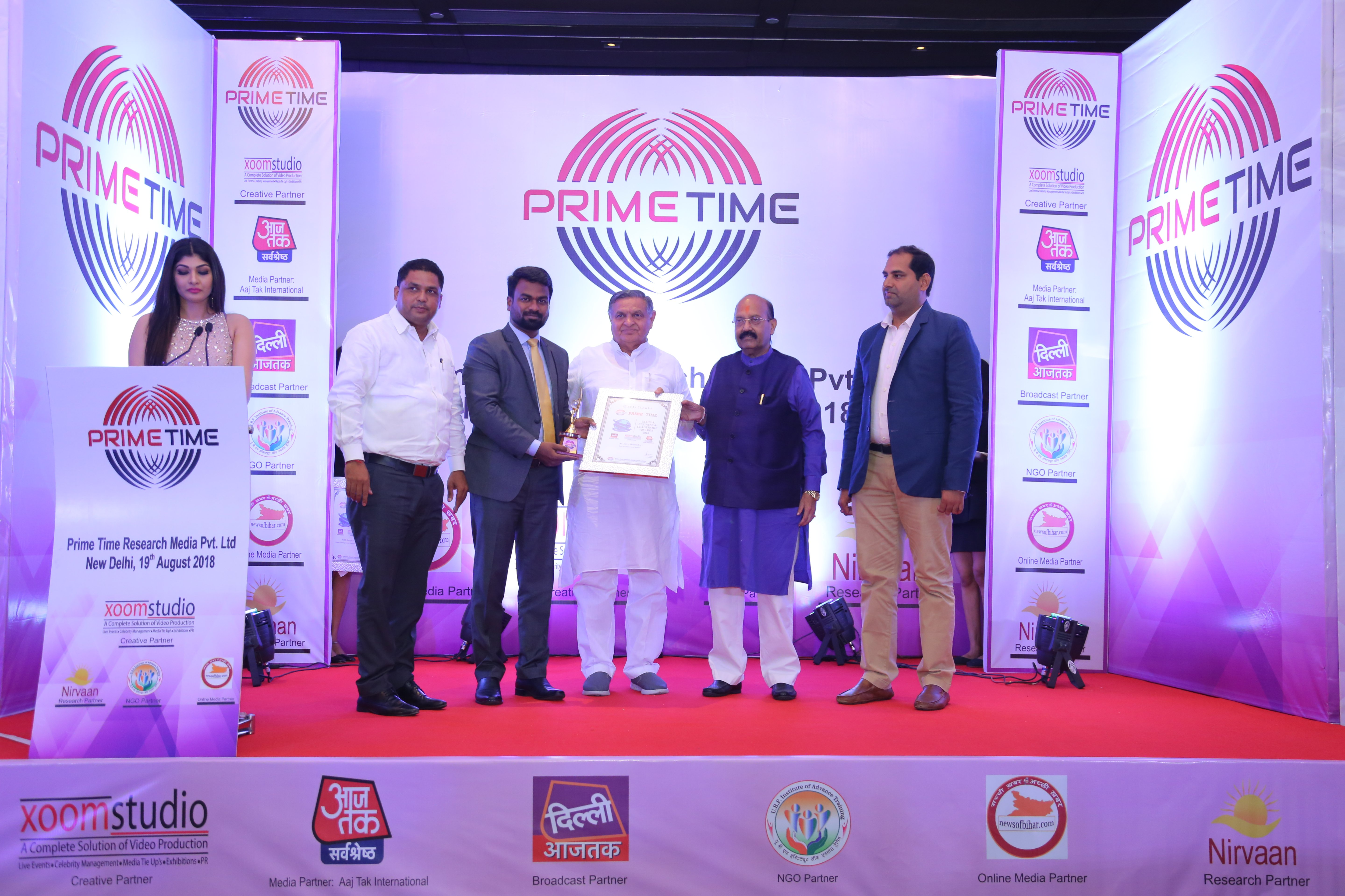 Best Architect of the year, 2018 by Prime Time